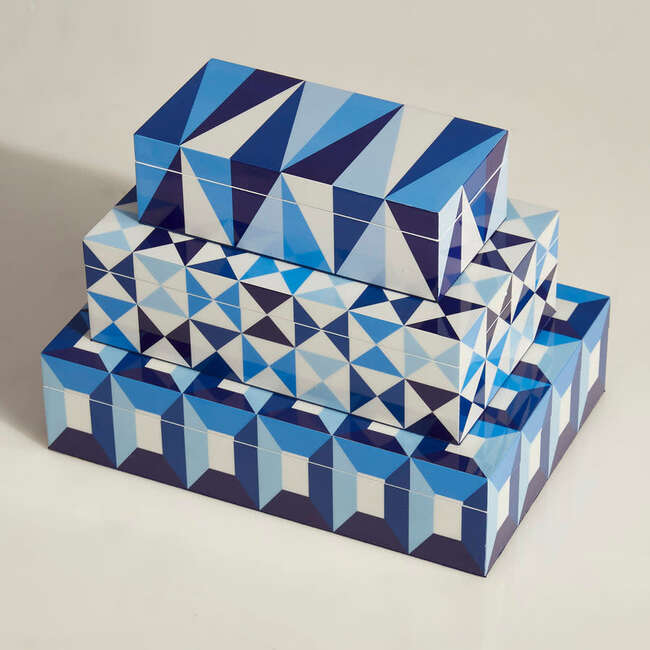 Medium Sorrento Lacquer Box - Accents - 5