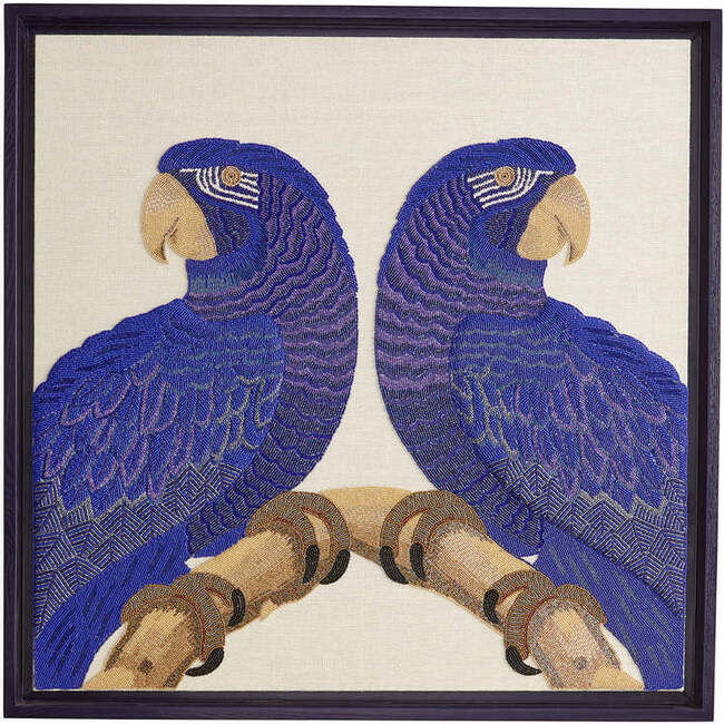 Macaw Beaded Art