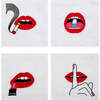 Lips Cocktail Napkins - Tableware - 1 - thumbnail