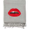 Lips Embellished Throw - Throws - 1 - thumbnail