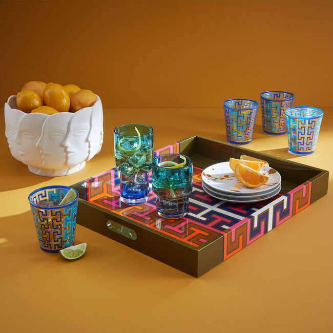 Madrid Lacquer Tray - Accents - 3