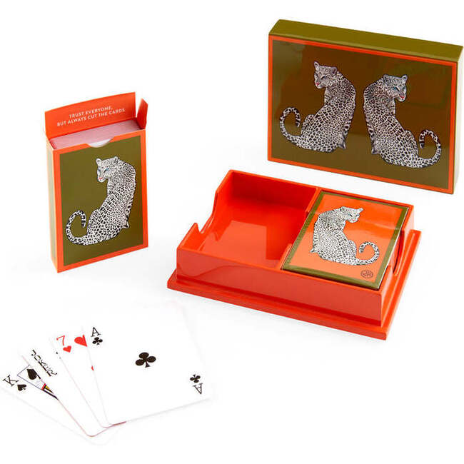 Leopard Lacquer Card Set