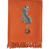 Leopard Embellished Throw - Throws - 1 - thumbnail