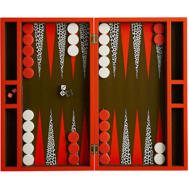 Leopard Backgammon Set