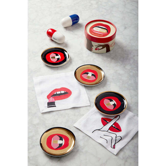 Lips Cocktail Napkins - Tableware - 6