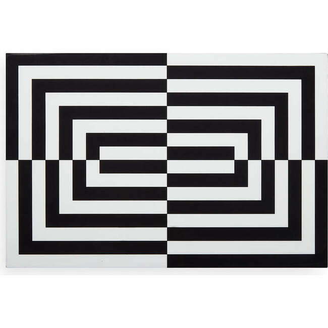 Large Op Art Lacquer Box - Accents - 3