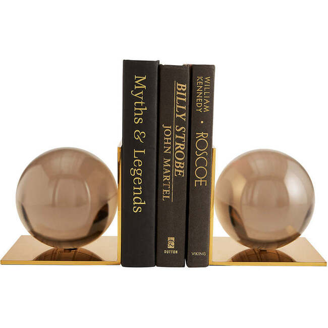 Globo Bookends, Grey