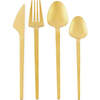 Vienna 24-Piece Flatware Set, Gold - Tableware - 1 - thumbnail