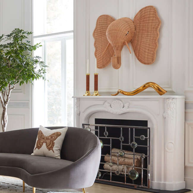 Wicker Elephant - Animal Heads - 3