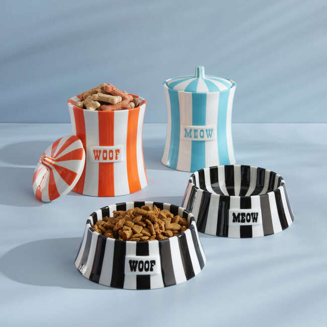 Vice Woof Canister, Orange - Pet Bowls & Feeders - 3