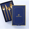 Vienna 24-Piece Flatware Set, Gold - Tableware - 4