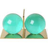 Globo Bookends, Green - Accents - 2