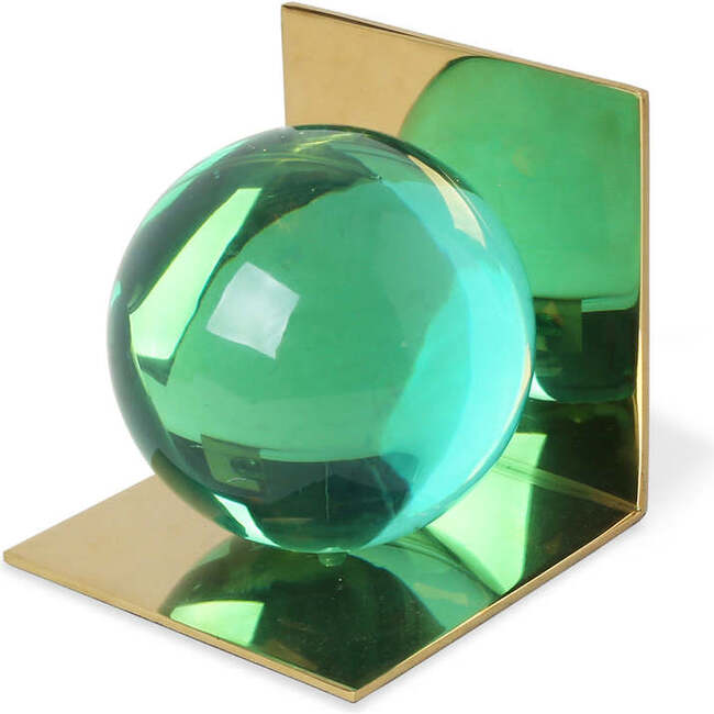 Globo Bookends, Green - Accents - 3