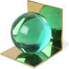 Globo Bookends, Green - Accents - 3