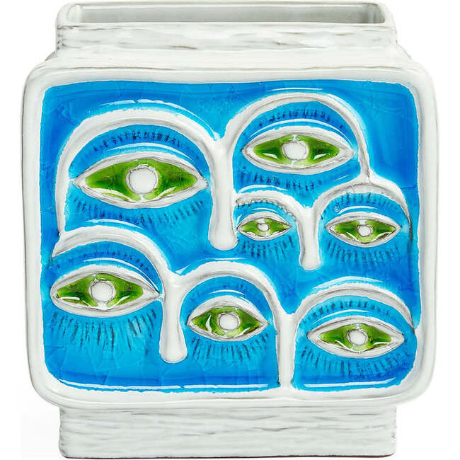 Glass Menagerie Eyes Vase