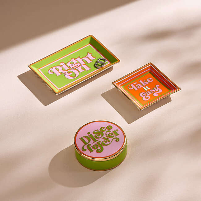 Take It Easy Square Tray - Accents - 4