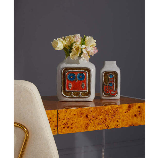 Glass Menagerie Owl Vase - Vases - 5