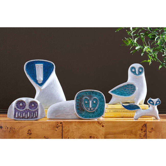 Glass Menagerie Barn Owl - Accents - 2