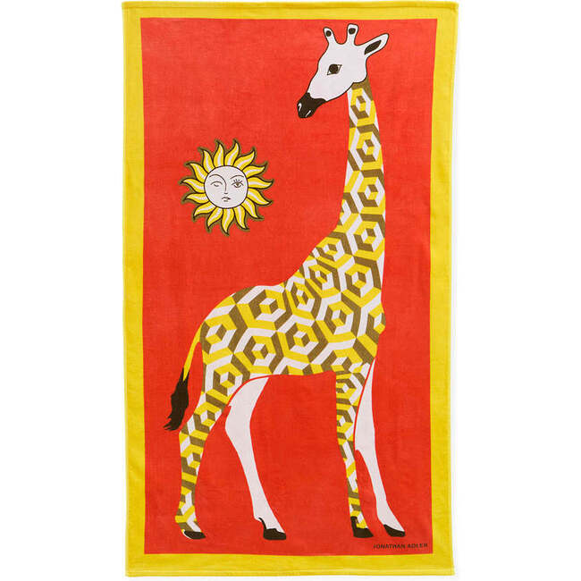 Giraffe Beach Towel