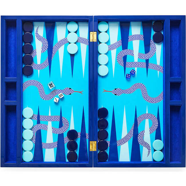 Eden Backgammon Set, Blue