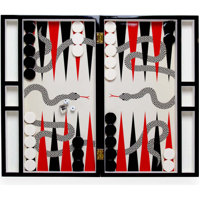 Eden Backgammon Set, Red