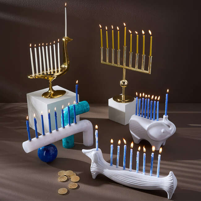Elephant Menorah - Menorahs & Candles - 5