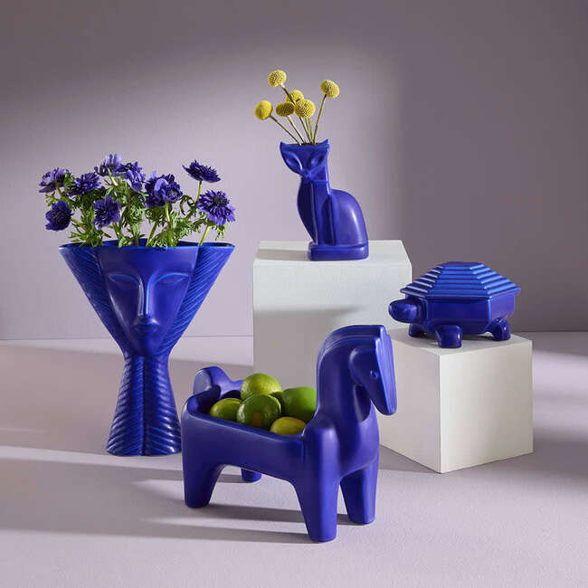 Cobalt Lady Vase - Vases - 4