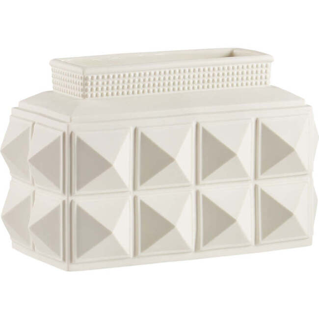 Charade Studded Low Vase - Vases - 2
