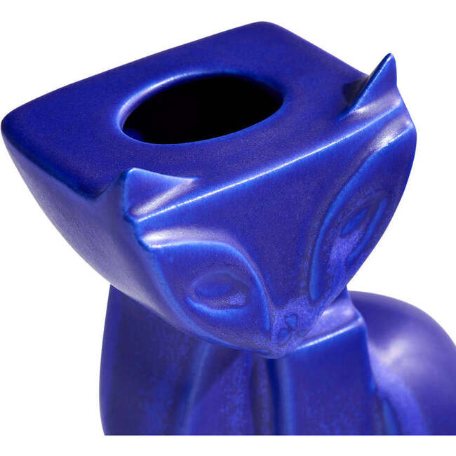 Cobalt Cat Vase - Vases - 4
