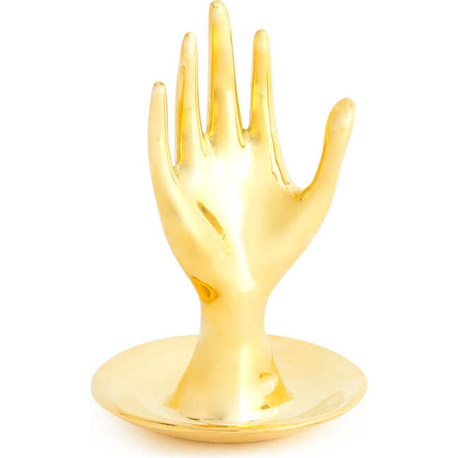 Brass Hand Ring Holder