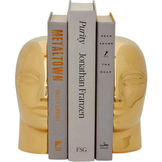 Brass Atlas Bookends - Accents - 1
