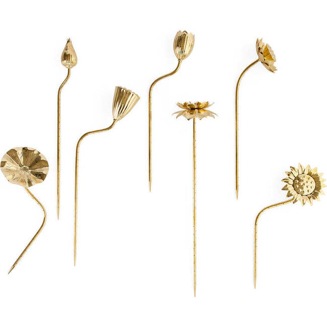 Brass Flower Bouquet - Vases - 2