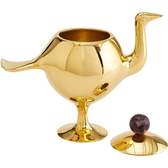 Brass Bird Box - Accents - 3