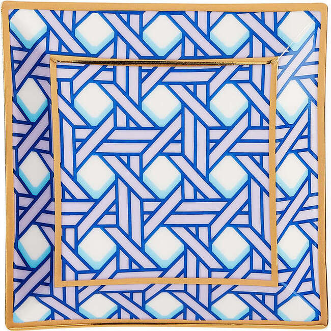 Basketweave Square Tray
