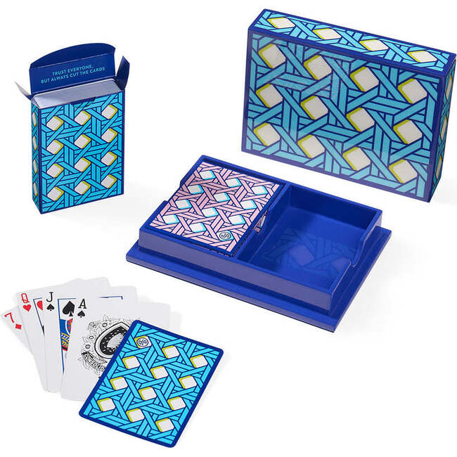 Basketweave Lacquer Card Set