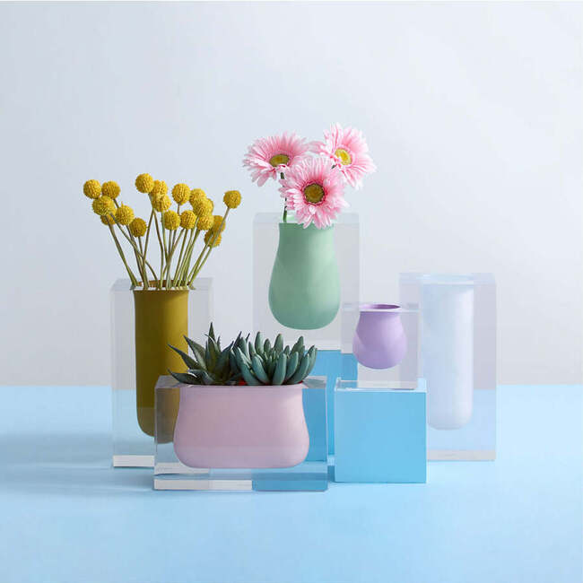 Bel Air Gorge Vase, Pink - Vases - 3
