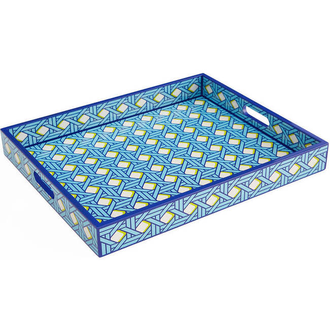 Basketweave Lacquer Tray