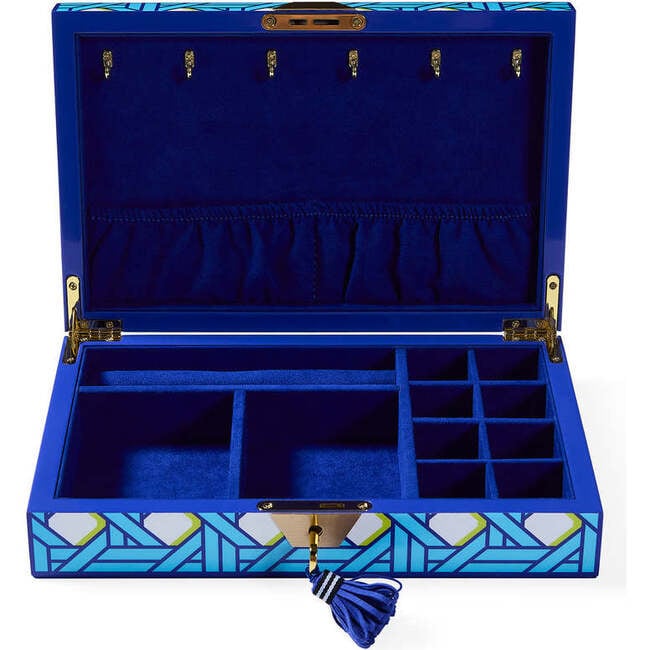 Basketweave Lacquer Jewelry Box - Jewelry Boxes - 2