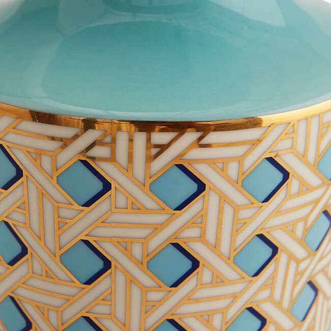Basketweave Cuff Vase - Vases - 2