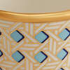 Basketweave Pedestal Bowl - Accents - 2