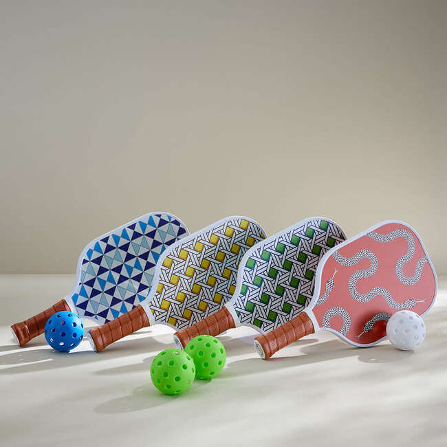 Basketweave Pickleball Set - Outdoor Games - 4