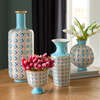 Basketweave Cuff Vase - Vases - 3
