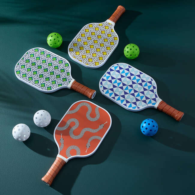 Basketweave Pickleball Set - Outdoor Games - 5