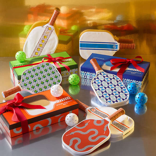 Basketweave Pickleball Set - Outdoor Games - 6