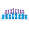 Acrylic Chess Set, Blue - Board Games - 1 - thumbnail