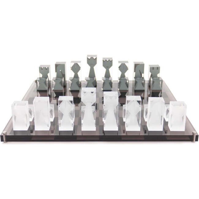 Acrylic Chess Set, Black