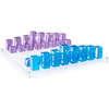 Acrylic Chess Set, Blue - Board Games - 2