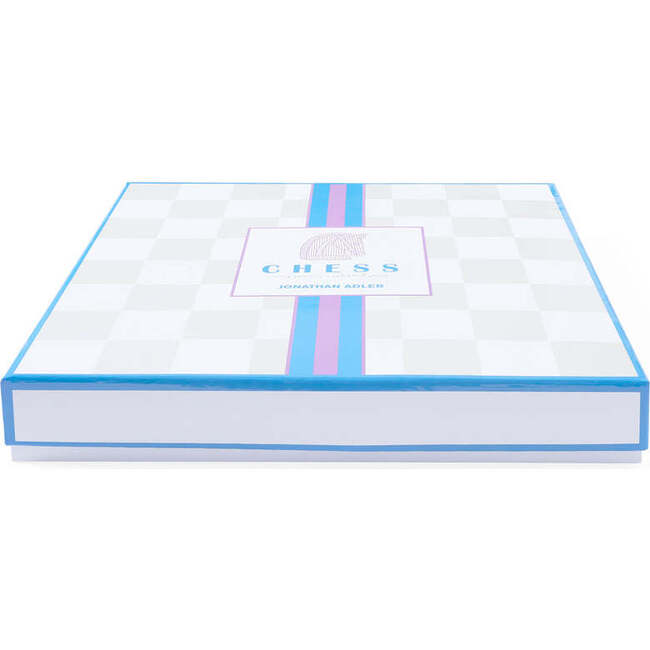 Acrylic Chess Set, Blue - Board Games - 3