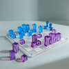 Acrylic Chess Set, Blue - Board Games - 4
