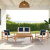 Montez 4-Piece Outdoor Set with Accent Pillows, Natural/Navy - Outdoor Home - 2